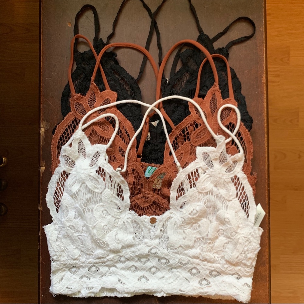 Free People and Francesca’s Bralettes